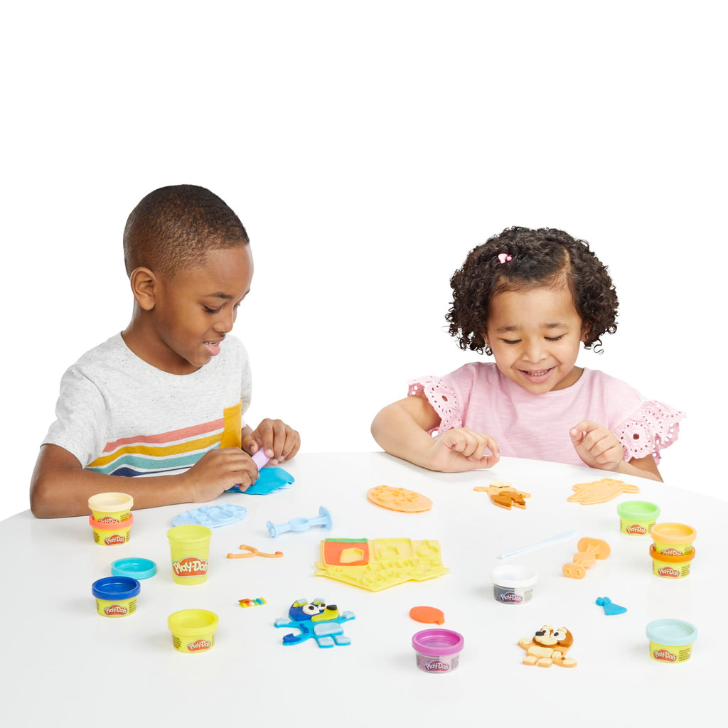 Play-Doh Bluey Make 'n Mash Costumes Playset - 11 Cans, Non-Toxic, Ages 3+