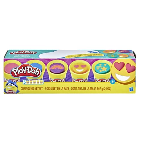 Play-Doh Color Me Happy Set – Multicolored Non-Toxic Plasticine Clay for Kids