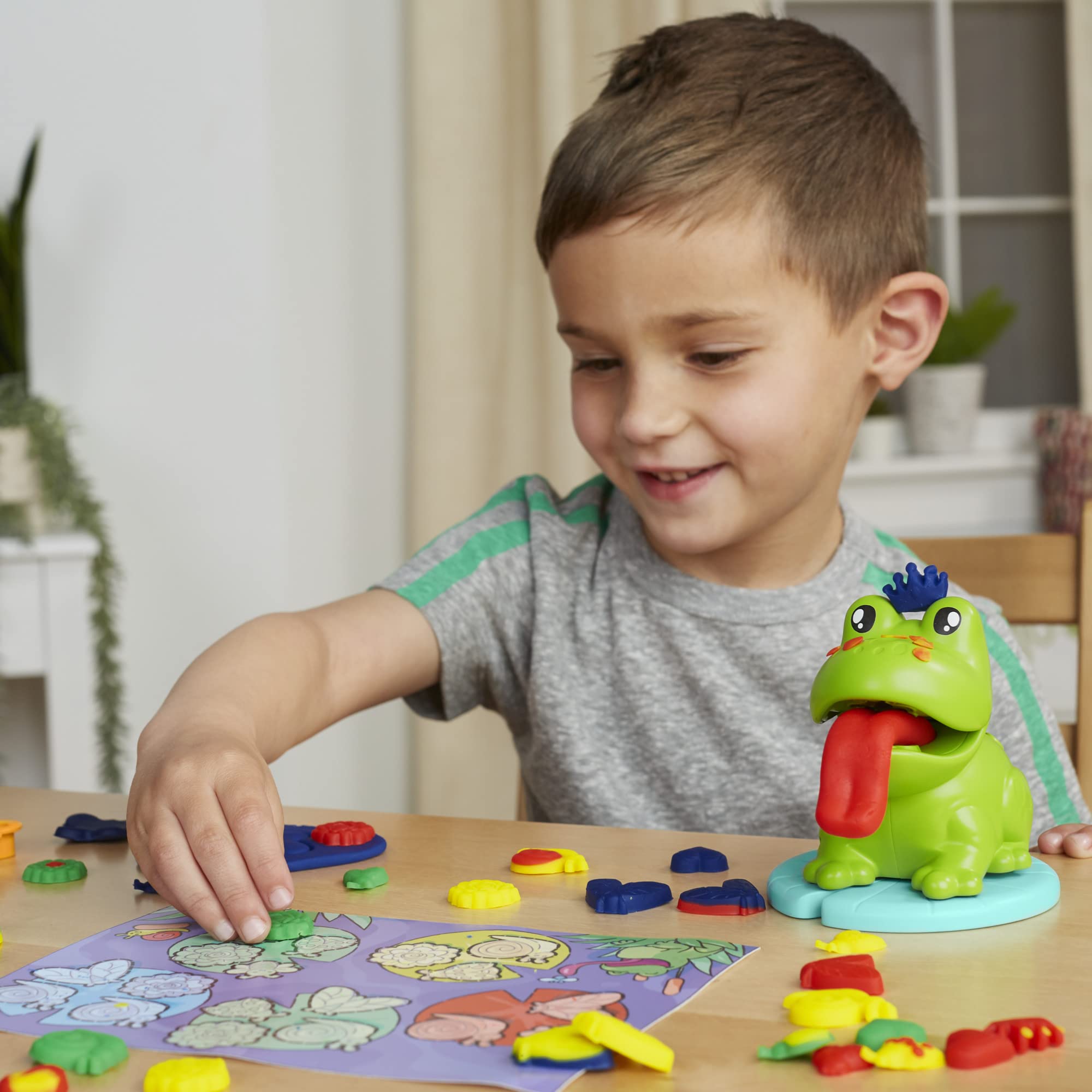 Play-Doh Frog ‘n Colors Starter Set – Color Sorting Toy for Ages 3+ with Playmat