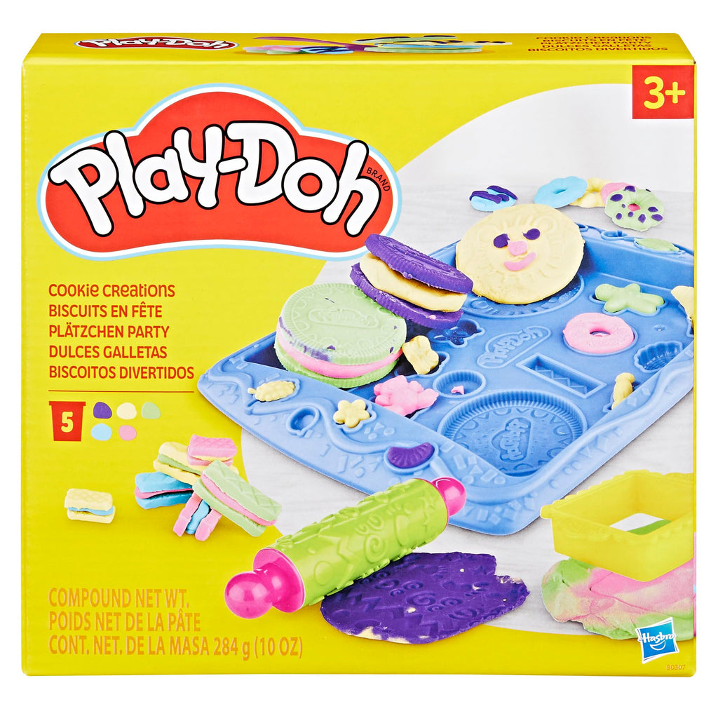 Play-Doh Kitchen Creations Cookie Creations Playset – Pretend Baking Set for Kids Ages 3+