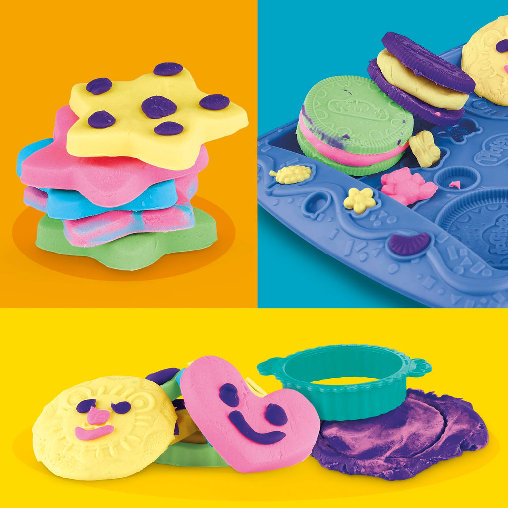 Play-Doh Kitchen Creations Cookie Creations Playset – Pretend Baking Set for Kids Ages 3+