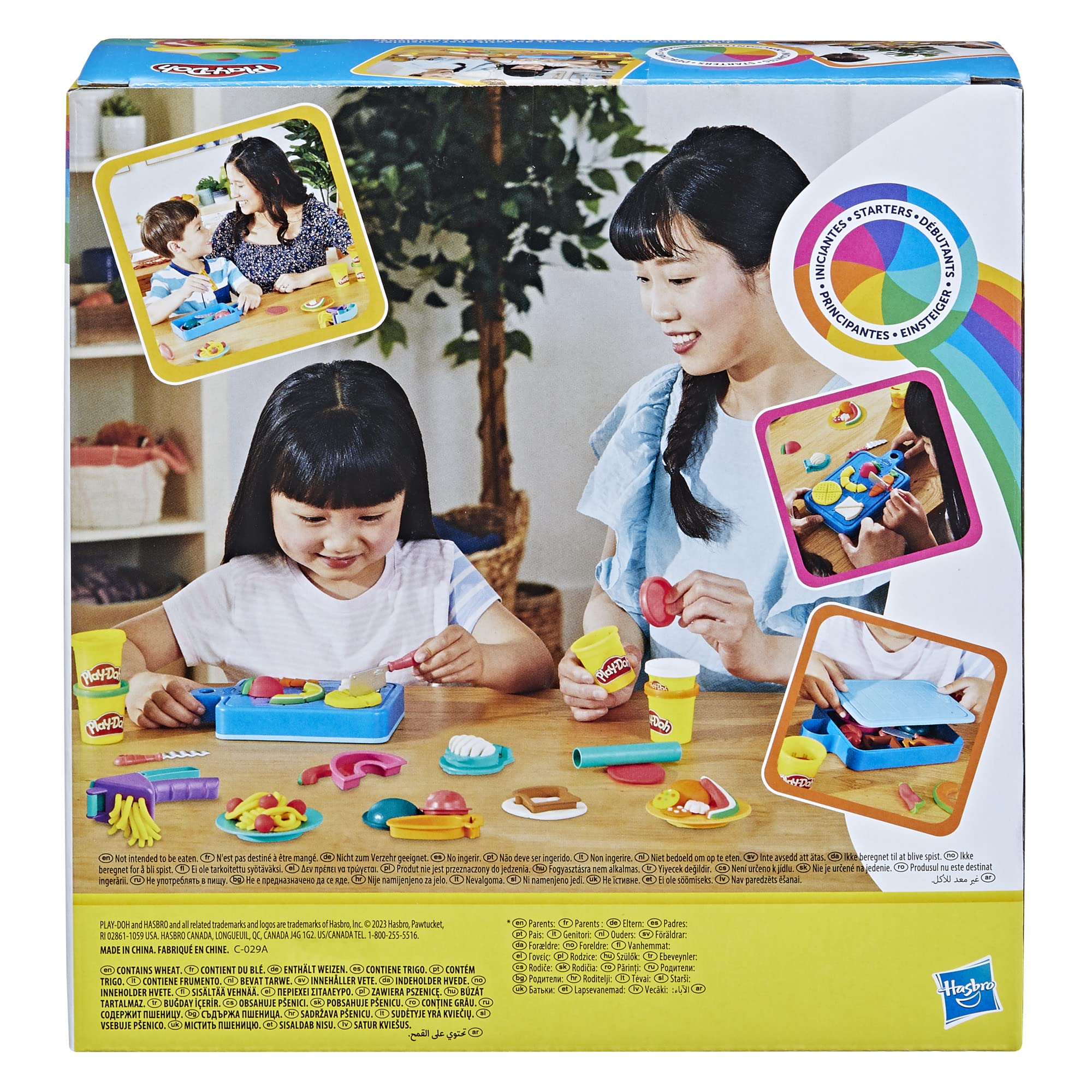 Play-Doh Little Chef Starter Set – 14 Kitchen Accessories & 5 Colors for Creative Play