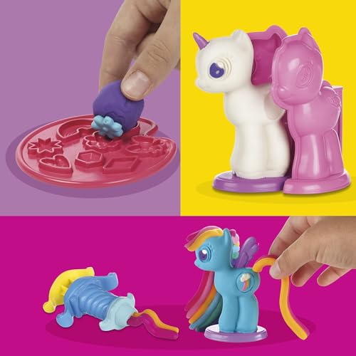 Play-Doh Make & Style Ponies Set – My Little Pony Arts and Crafts Kit for Kids (Amazon Exclusive)