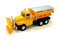 Playmaker Toys 6-Inch Die-Cast Snow Plow Truck Toy - Pullback Action, Yellow