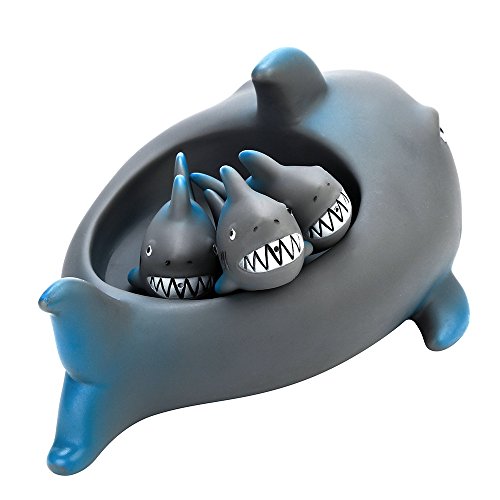 Playmaker Toys Turtle Family Bath Toy Set – Floating Mother with 3 Baby Squirters