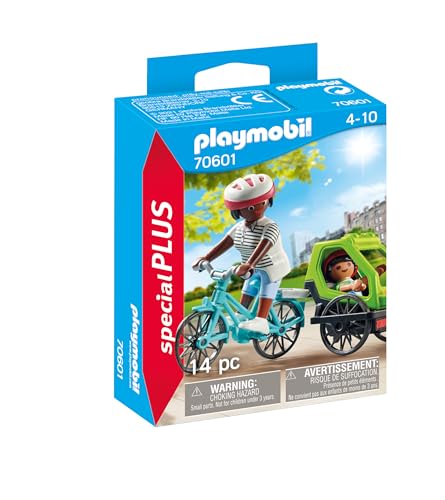 Playmobil Bicycle Excursion Playset – Mother, Child & Detachable Trailer