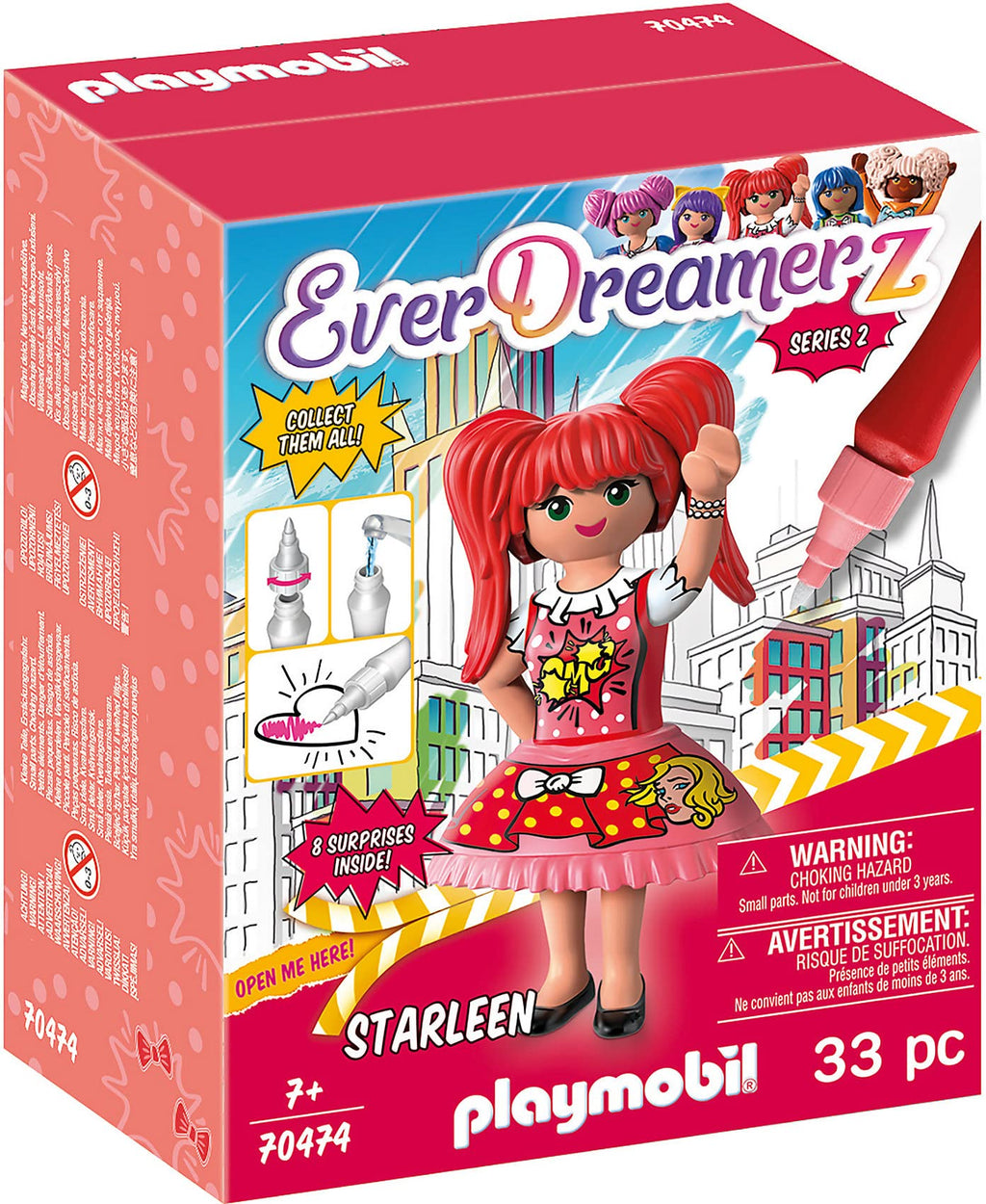 Playmobil EverDreamerz Comic World Starleen with Bow Charm and 7 Surprises