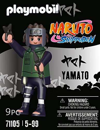 Playmobil Naruto Shippuden Yamato Action Figure with Kunai and Stick, Ages 5+