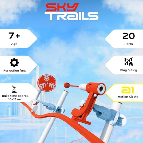 Playmobil Sky Trails Track Blaster Accessory Pack – Interactive Obstacle for Racing Tracks