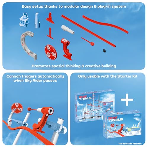 Playmobil Sky Trails Track Blaster Accessory Pack – Interactive Obstacle for Racing Tracks
