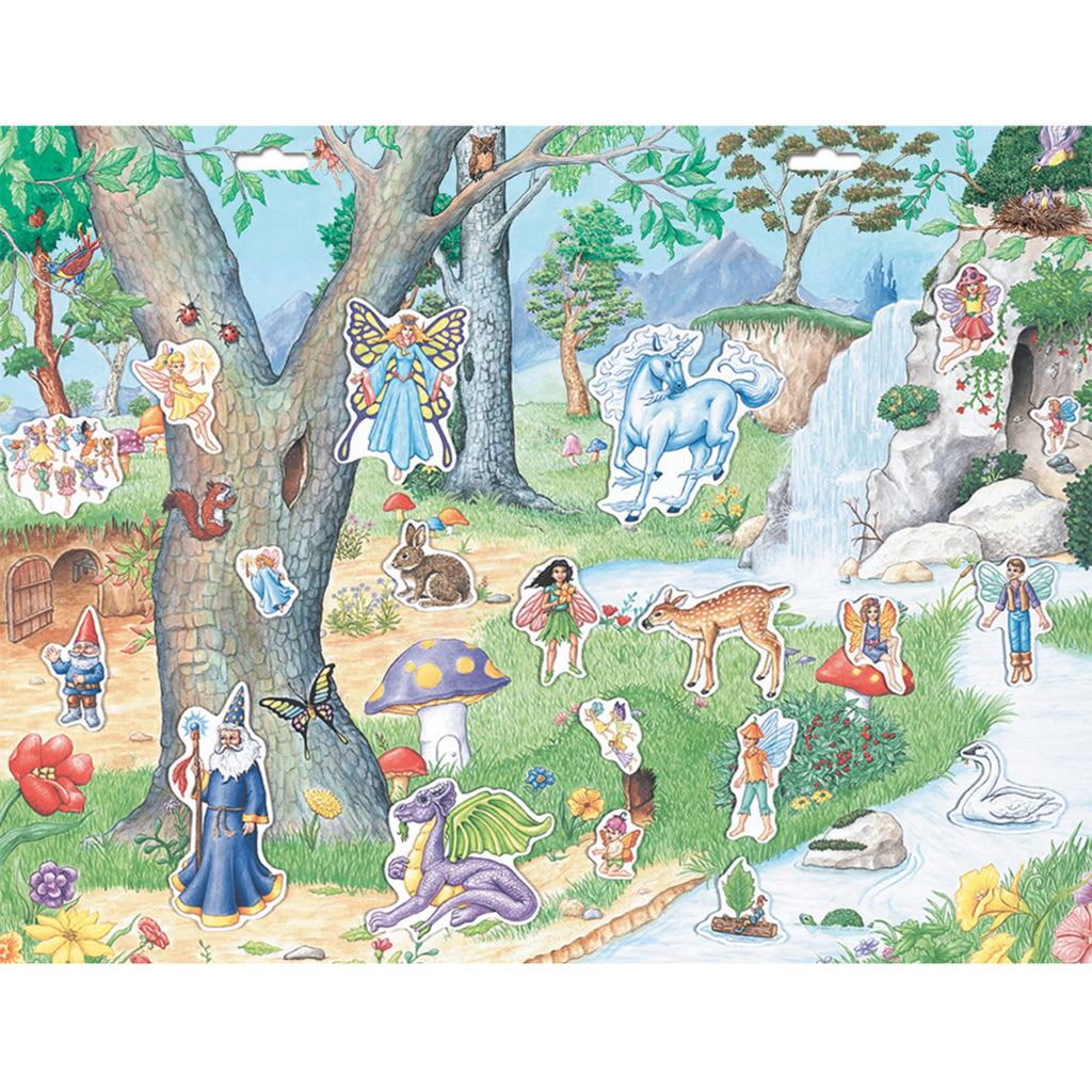 PlayMonster Create-A-Scene Fairies Magnetic Playset – Portable Mess-Free Magnet Activity for Kids Age 3+