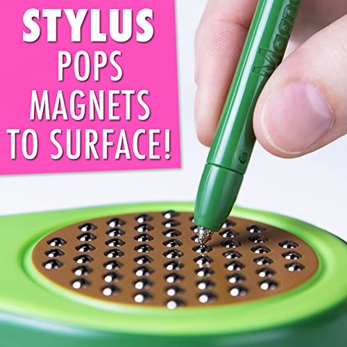 PlayMonster Magnatab Mini Lightning Bolt – Magnetic Drawing Fidget Toy with Satisfying Click Sounds