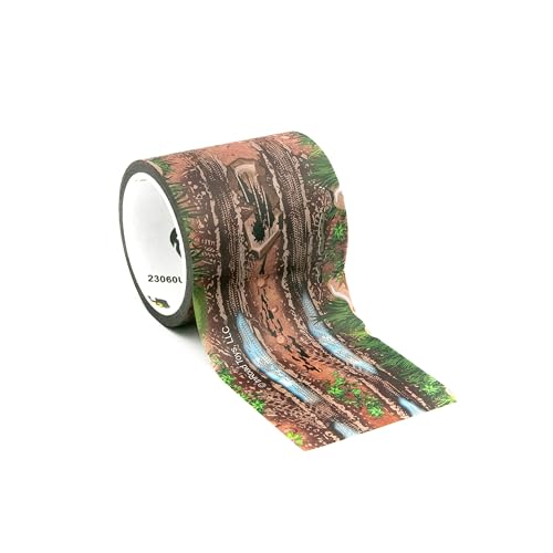 PlayTape Dirt Road Tape for Toy Cars – 2 in x 30 ft Roll, Low-Tack & Residue-Free