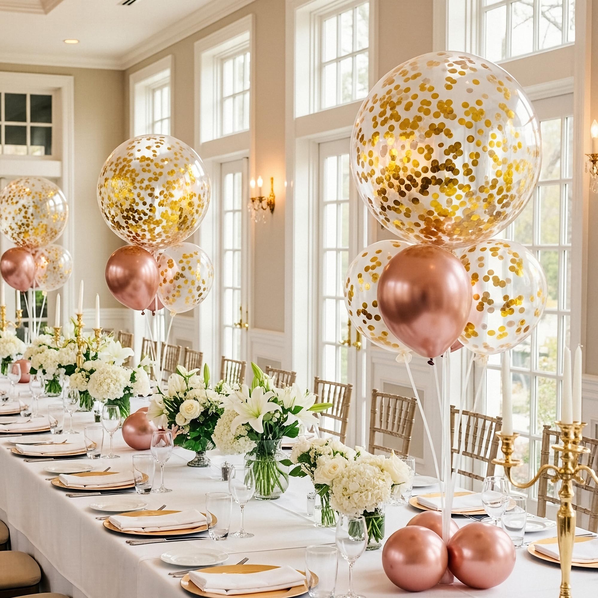 Pllieay 100 White Balloon Stick Holders with Cups for Party Decorations
