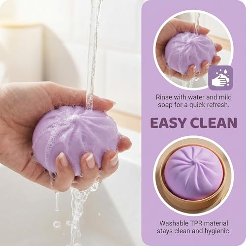 Plman 2-Pack Squishy Dumpling Stress Balls – Yellow & Green Mystery Dumpling Toys for Stress Relief