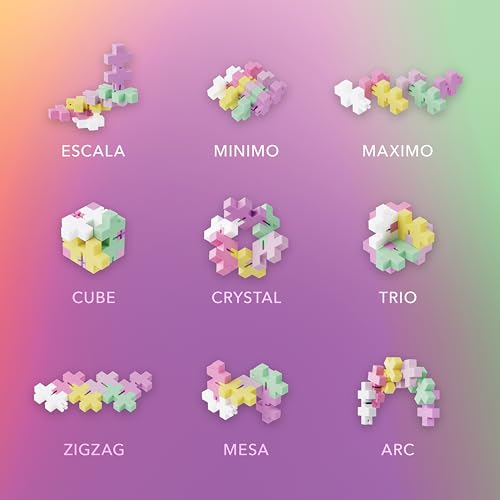 PLUS PLUS HEXEL Bubblegum Fidget Toy – Stress Relief & Focus Aid, BPA-Free