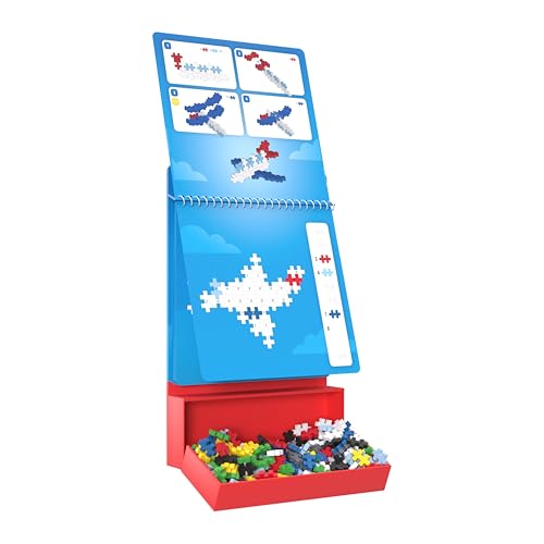 Plus-Plus Transportation Activity Pad with Numbered Guides – 6 Travel Builds in 2D & 3D