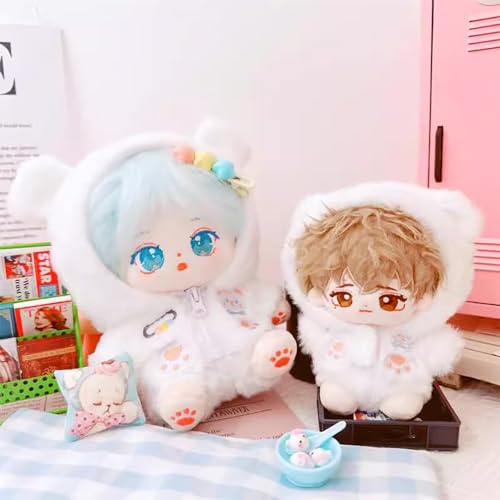 Plush Doll Hoodie and Pants 2-Piece Outfit Set by niannyyhouse | Fits 10cm–40cm Dolls
