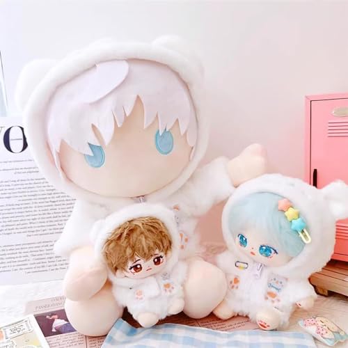 Plush Doll Hoodie and Pants 2-Piece Outfit Set by niannyyhouse | Fits 10cm–40cm Dolls