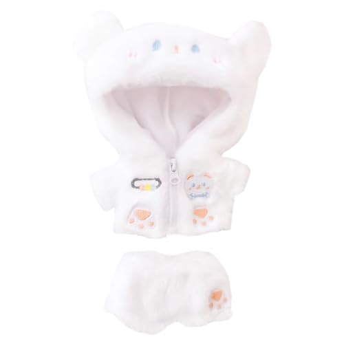 Plush Doll Hoodie and Pants 2-Piece Outfit Set by niannyyhouse | Fits 10cm–40cm Dolls