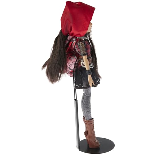 Plymor DSP-5125B Adjustable Black Metal Doll Stand for 10-12 Inch Fashion Dolls with Slim Waist