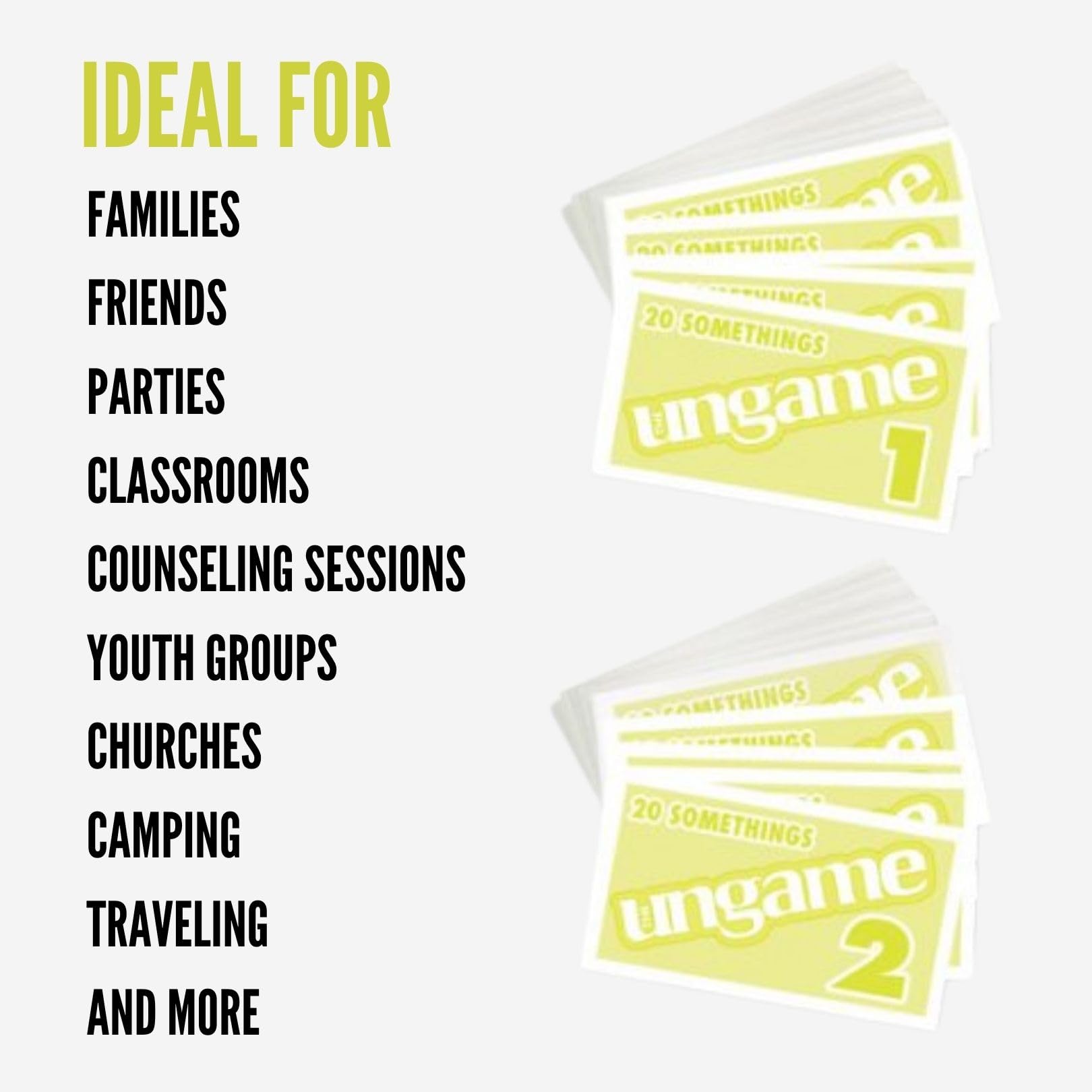 Pocket UNGAME: 20 Somethings Card Game – Lighthearted & Serious Questions for Young Adults (Ages 18+)