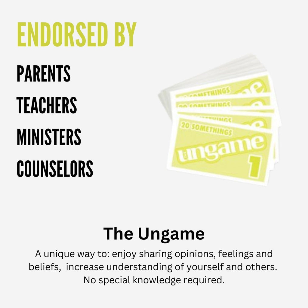 Pocket UNGAME: 20 Somethings Card Game – Lighthearted & Serious Questions for Young Adults (Ages 18+)