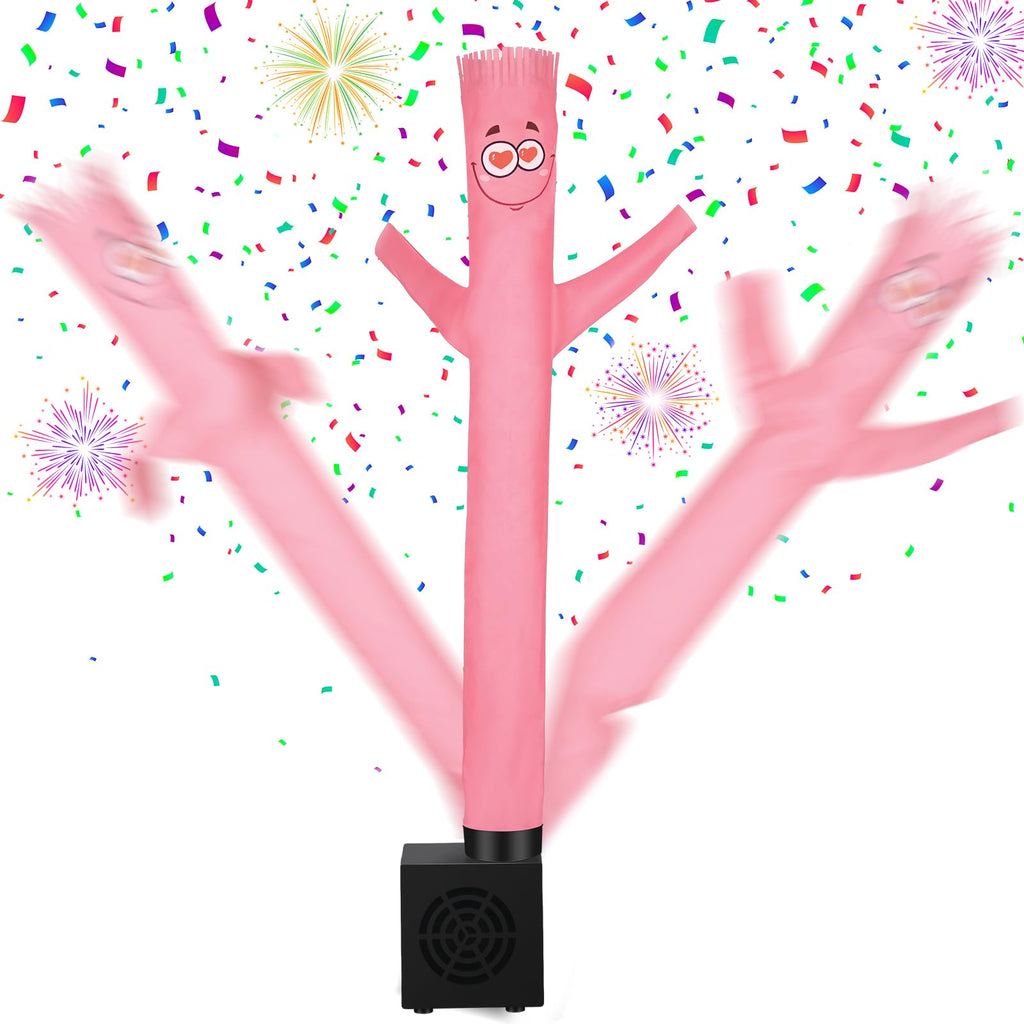 Poen Mini Wacky Waving Inflatable Tube Guy with Blower – Desktop Funny Gag Toy for Office Party Decor (Infatuation, 16.5 Inches)