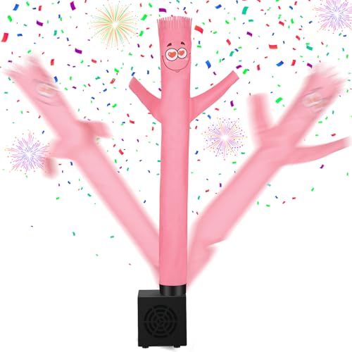 Poen Mini Wacky Waving Inflatable Tube Guy with Blower – Desktop Funny Gag Toy for Office Party Decor (Infatuation, 16.5 Inches)
