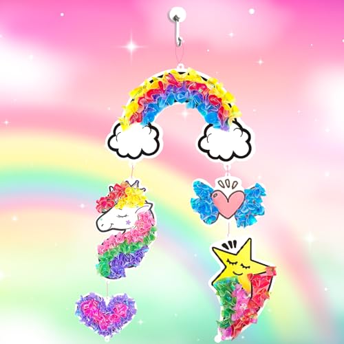 Poke-in Craft and Art Kit – Magical Dream Decor with 700 Fabric Squares for Kids Ages 4-10+
