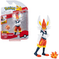 Pokémon Battle Feature Figures Cinderace Action Figure with Fire Kick