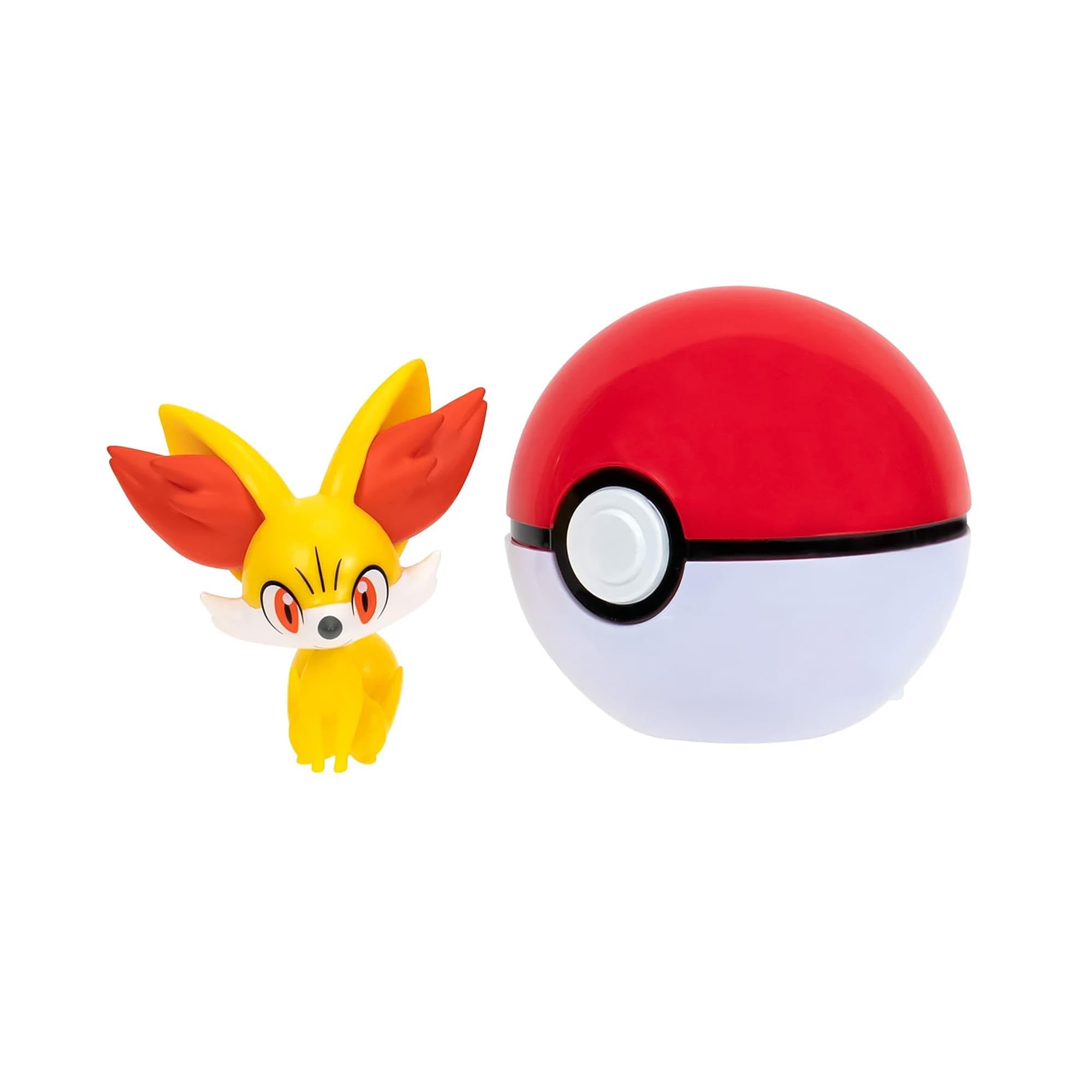 Pokémon Clip 'n' Go Poké Ball with Fynx Figure – Official 5 cm Collectible Toy