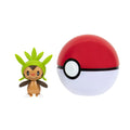 Pokémon Clip 'n'Go Pokéball with Igamaro Figure – 5 cm Official Toy
