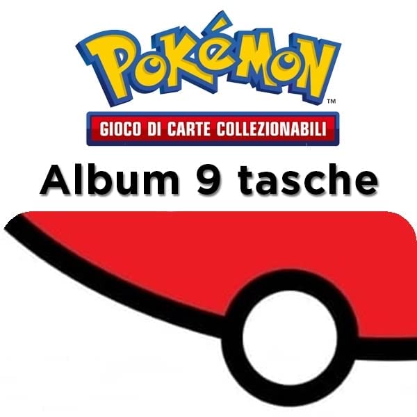 Pokemon Poke Ball 9-Pocket Card Portfolio – Holds 90-180 Cards