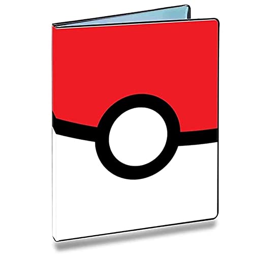 Pokemon Poke Ball 9-Pocket Card Portfolio – Holds 90-180 Cards