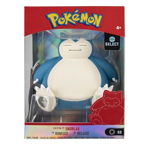 Pokemon Snorlax 4-Inch Vinyl Figure – Officially Licensed Jazwares Collectible