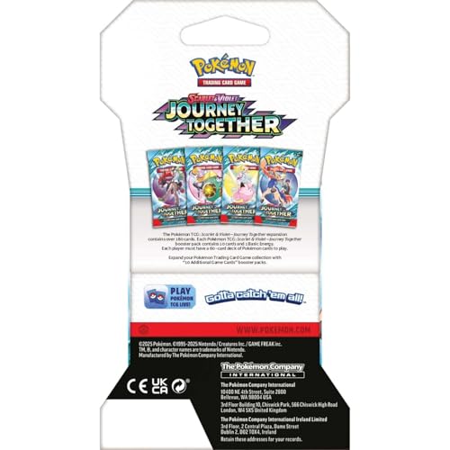 Pokémon TCG Scarlet & Violet Journey Together Booster Blister Pack (Random Draw, 10 Cards)