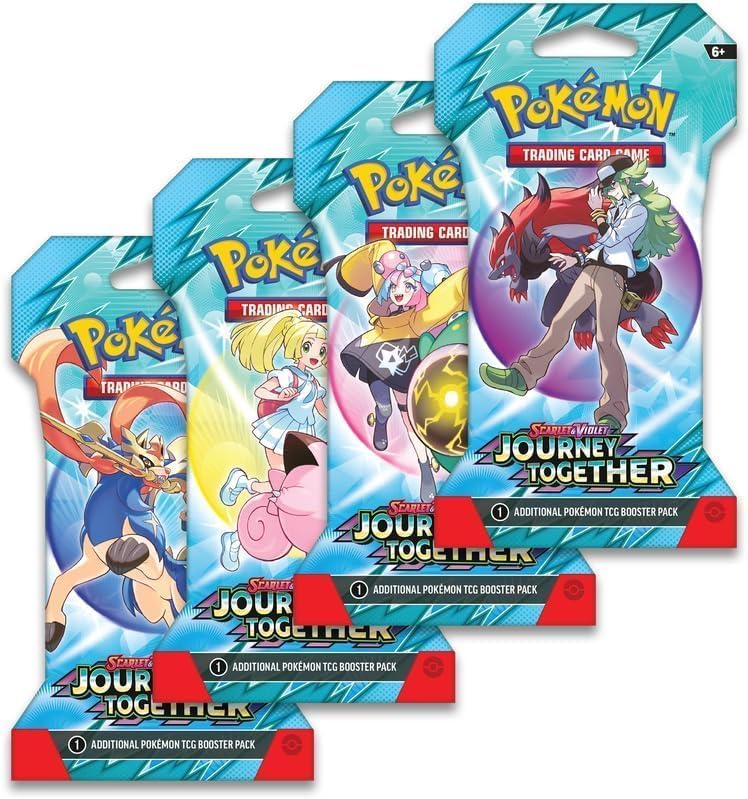 Pokémon TCG Scarlet & Violet Journey Together Booster Blister Pack (Random Draw, 10 Cards)