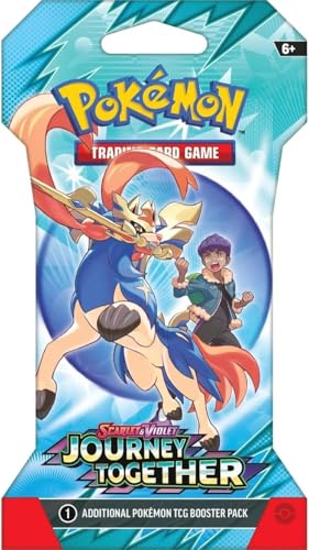 Pokémon TCG Scarlet & Violet Journey Together Booster Blister Pack (Random Draw, 10 Cards)