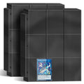 POKONBOY 900-Pocket Trading Card Sleeve Pages – 50 Double-Sided Protectors for MTG, Sports, Games
