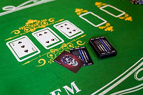 Police Officer Playing Cards – Back the Blue Design, Premium Quality, Veteran Owned