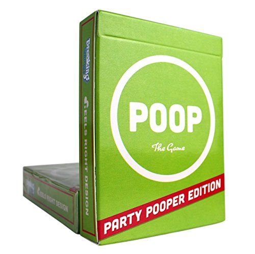 Poop The Game Party Pooper Edition – Hilarious Family Card Game for Kids 6+, 2-5 Players, 15 Min