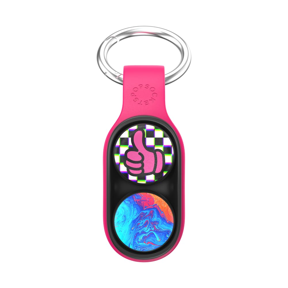 PopSockets PopPuck Pink Punk – Magnetic Fidget Toy & Trick Magnet Set