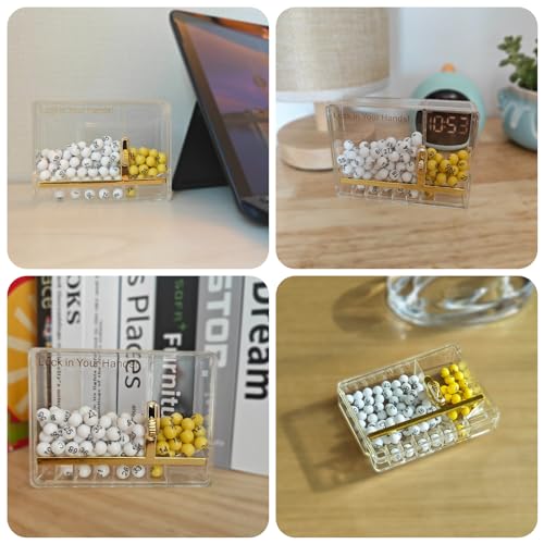 Portable Lucky Number Selector – Lottery Ball Pick Box for Powerball, Mega Millions (10x7.5cm)