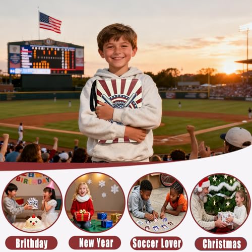 Potenco Baseball Card Binder – 400-Pocket Trading Card Album with Acid-Free Sleeves