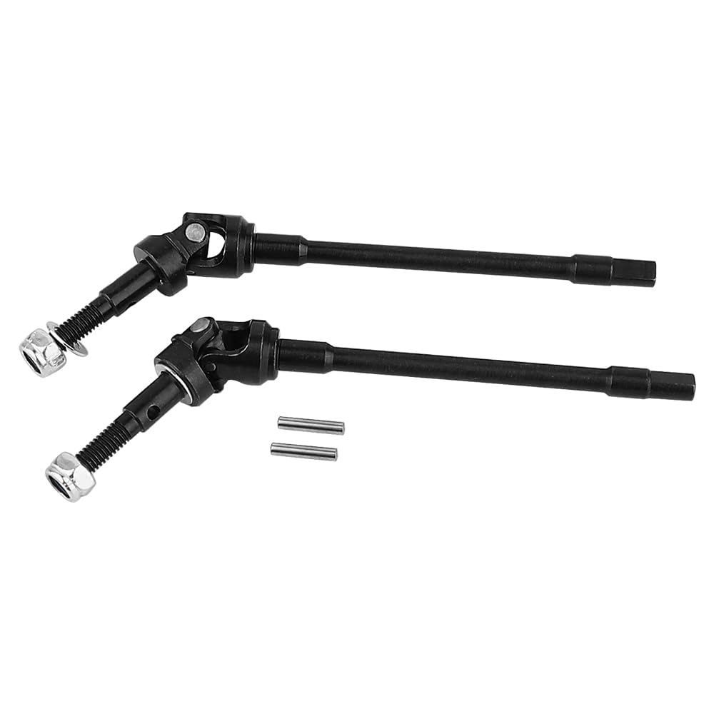 Pothyes Front Axle CVD Drive Shaft for Axial SCX10 1/10 RC Crawler – Hard Steel Upgrade