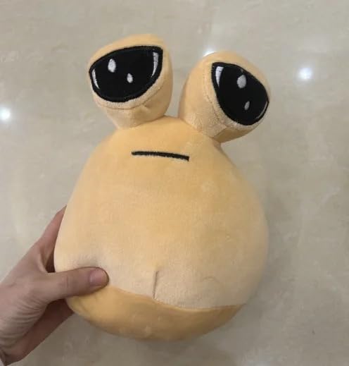 Pou Plush Doll - 5-Inch Squishy Alien Toy with Emotional Expression