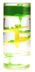 PowerTRC Cylinder Liquid Motion Bubbler – Calming Sensory Fidget Toy for Anxiety, ADHD, Autism – Desktop Decor and Timer