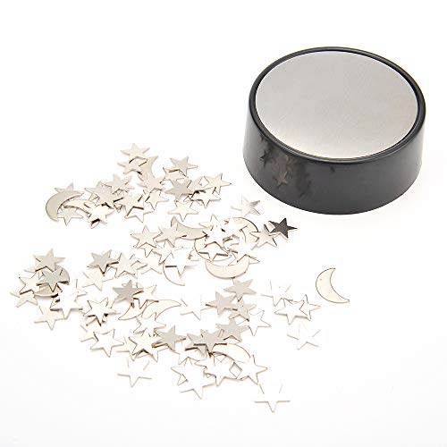 PowerTRC Magnetic Desktop Sculpture – Moons and Stars Mini Metal Desk Art