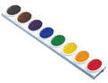 Prang Semi-Moist Watercolor Refill Pans - 8 Colors, 3 Trays, Wax-Free, Non-Toxic